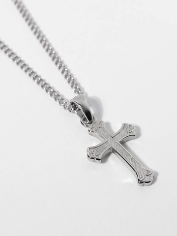 warpedsense Kette 'Kreuz'‌‌‌‌‌‌‌‌‌‌ in Silber