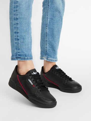 Baskets basses 'Continental 80' ADIDAS ORIGINALS en noir