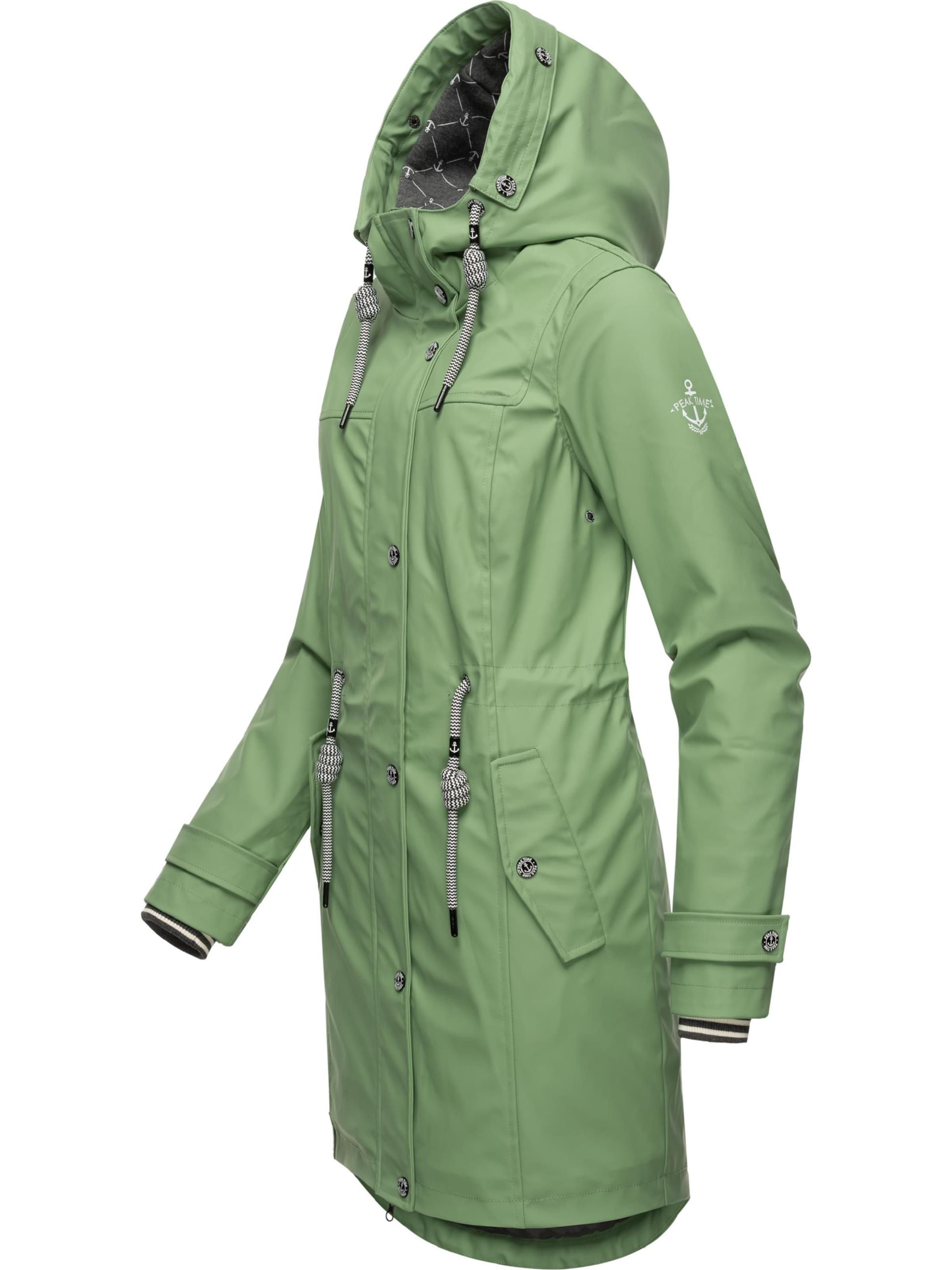 Peak Time Raincoat 'L60042' in Green