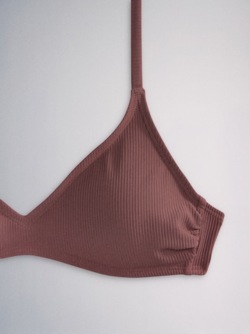 The Set Triangel Bikinitop in Beige