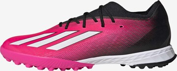 Chaussure de foot 'X Speedportal.1' ADIDAS PERFORMANCE en rose : devant
