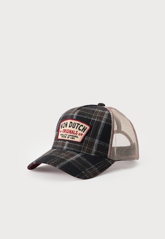Cappello da baseball 'Car' di Von Dutch in nero: frontale
