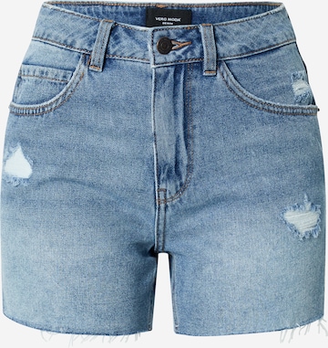 VERO MODA Shorts 'NINETEEN' in Blau: predná strana