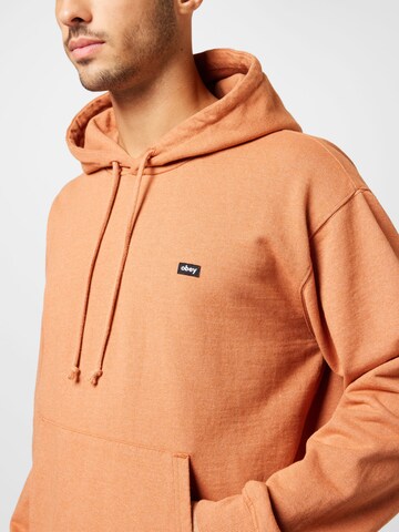 Obey Sweatshirt 'Timeless' in Orange