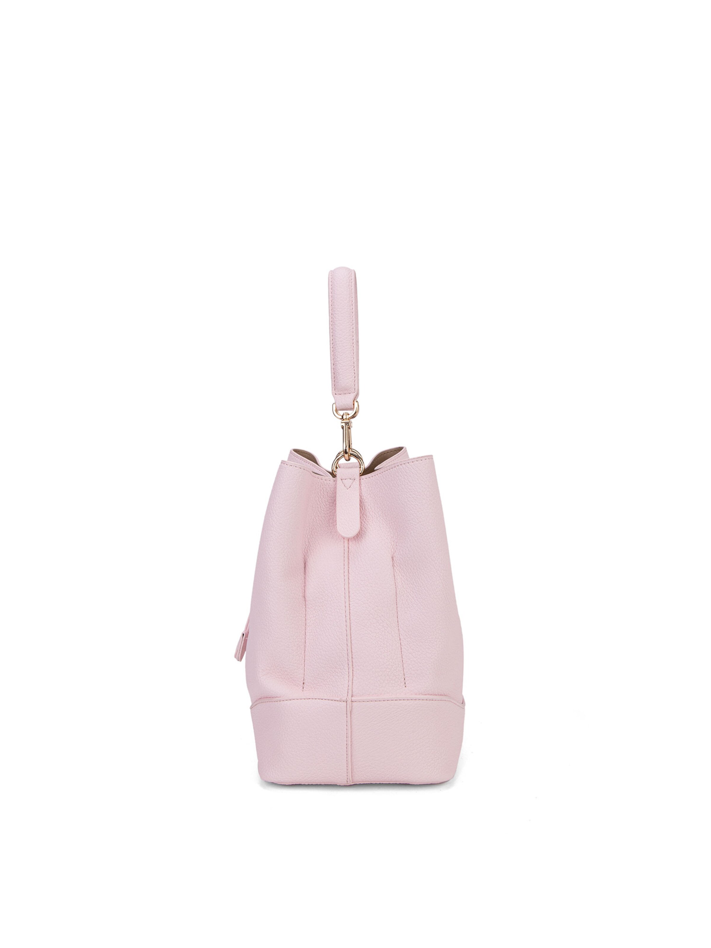 Borsa a mano 'Borsa a Mano Donna Vegan Leather con Coulisse e Tracolla Rimovibile' di Diana&Co. in rosa