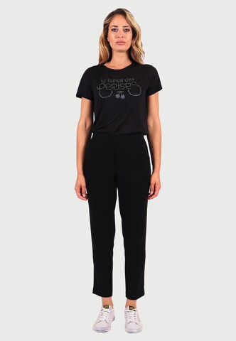 Le Temps Des Cerises Regular Pants 'MAGY' in Black