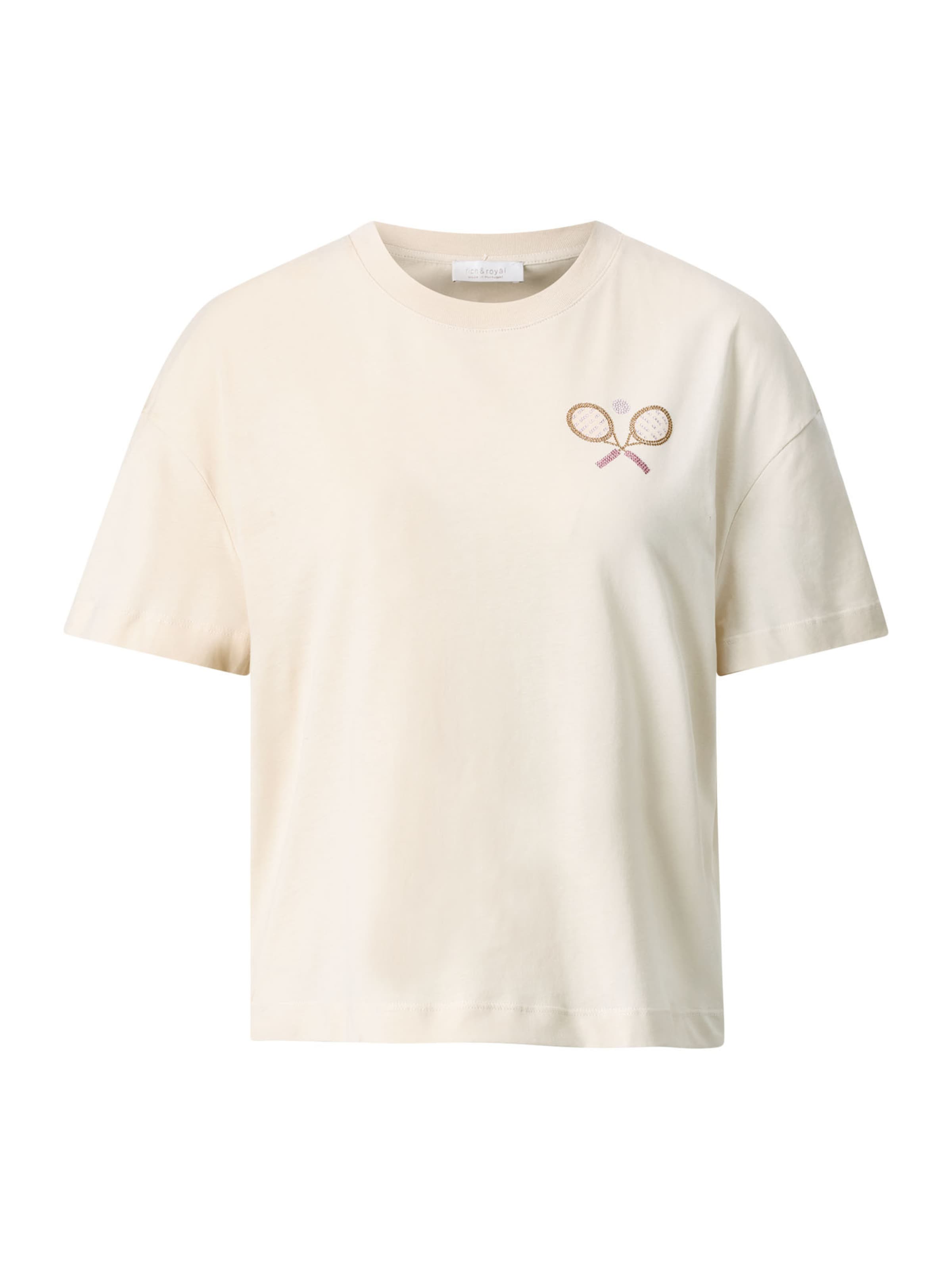 Tricou de la Rich & Royal pe alb: față