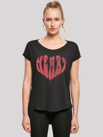 T-shirt 'Valentinstag ' F4NT4STIC en noir : devant