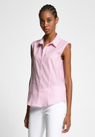 Peter Hahn Blouse in Roze: voorkant