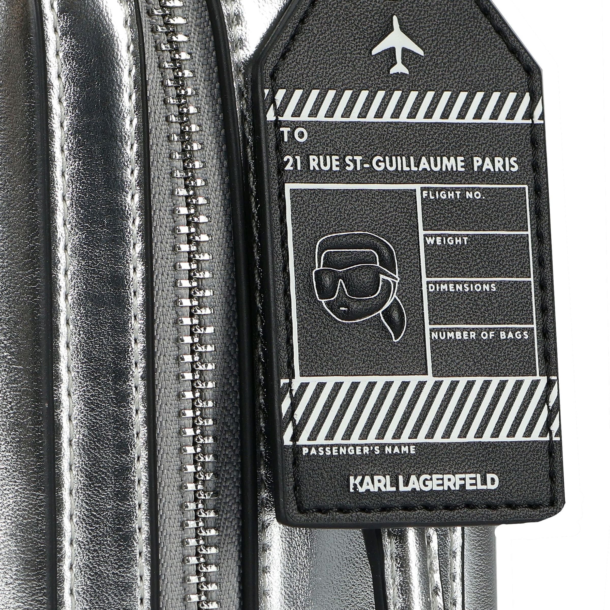 Karl Lagerfeld Handtas 'Ikon' in Zilver