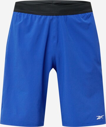 Reebok Regular Sportbroek in Blauw: voorkant