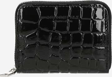 Porte-monnaies 'YLVA' Seidenfelt Manufaktur en noir : devant
