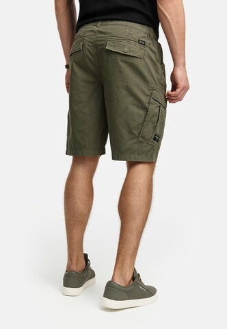Regular Pantalon cargo 'Dreier' INDICODE JEANS en vert