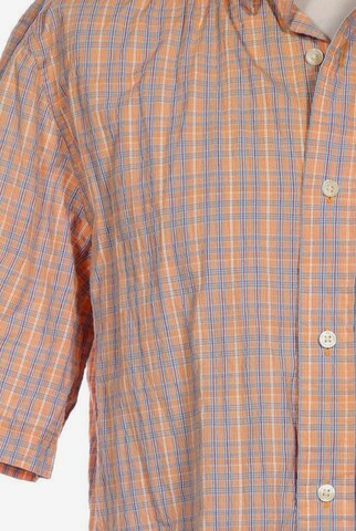 EDDIE BAUER Button Up Shirt in M in Orange