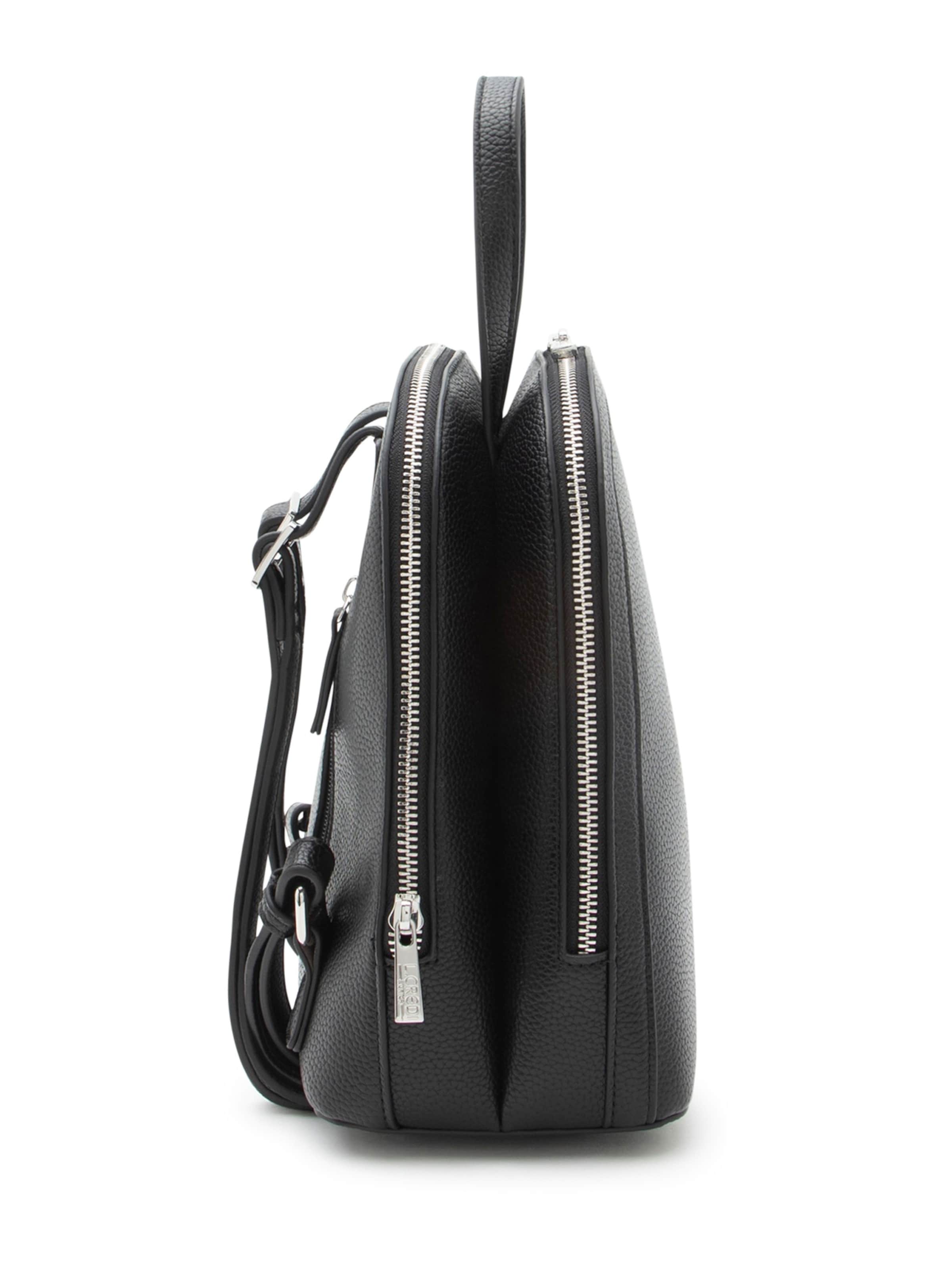 L.CREDI Σακίδιο πλάτης 'Reinhilde' σε μαύρο