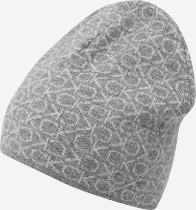 Calvin Klein Bonnet en gris / blanc, Vue avec produit