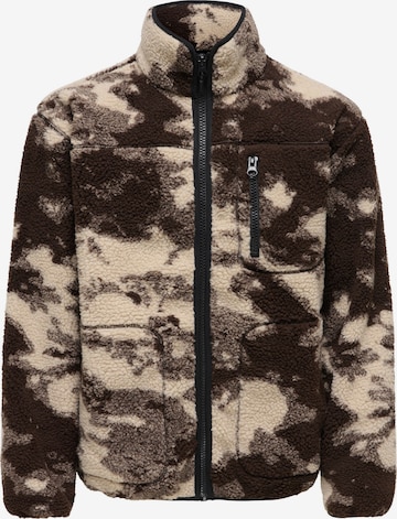 Veste mi-saison 'ONSWadud' Only & Sons en marron : devant