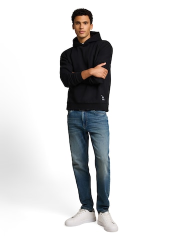 TOM TAILOR DENIM Sweatshirt 'Peanuts' i svart