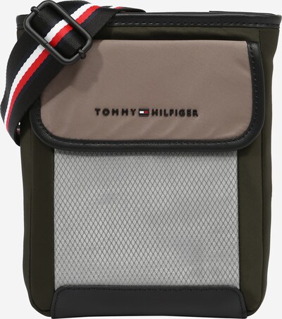 Geantă de umăr TOMMY HILFIGER pe gri / grej / kaki / portocaliu / alb, Vizualizare produs