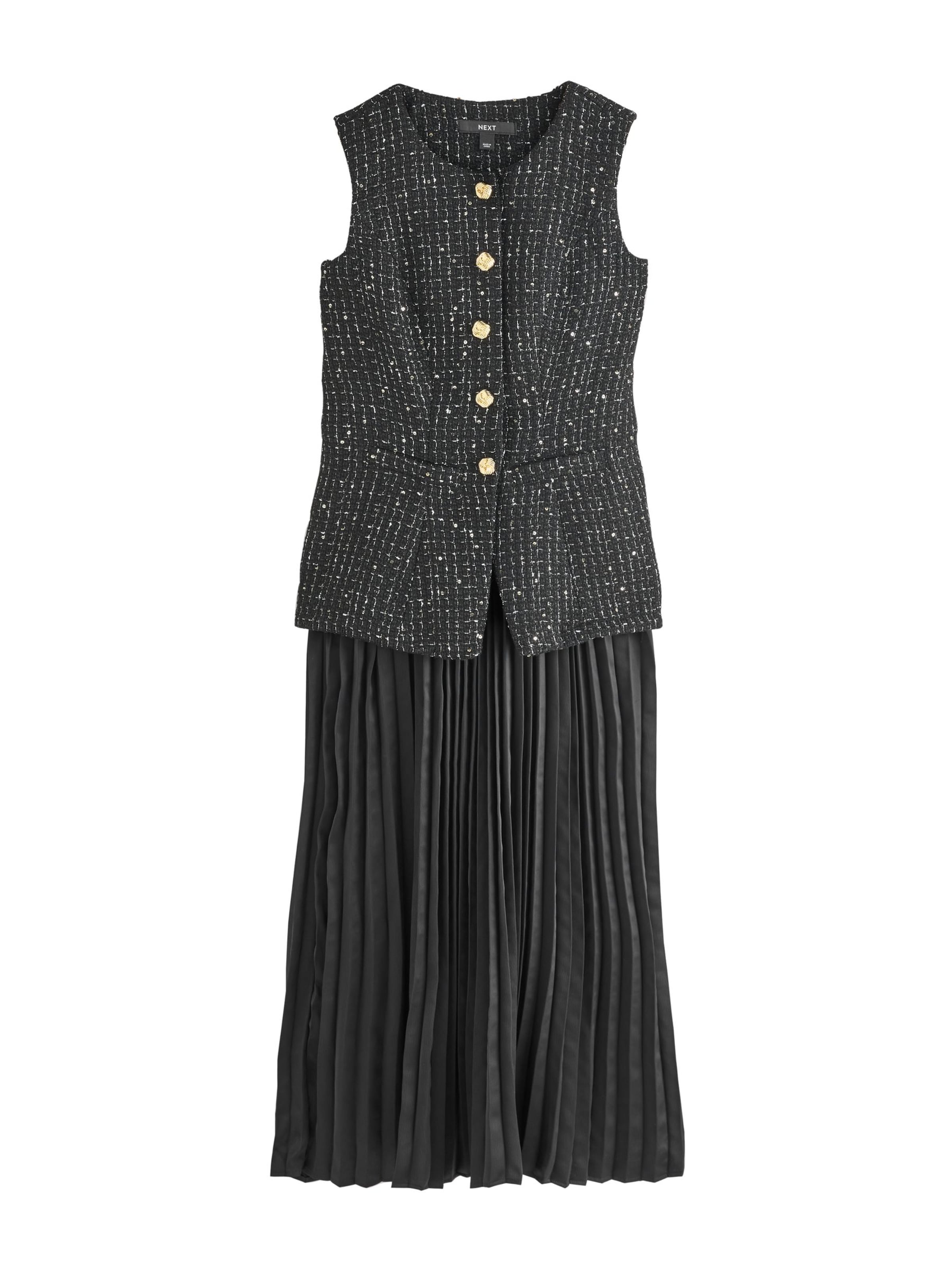 Robe Next en noir : devant
