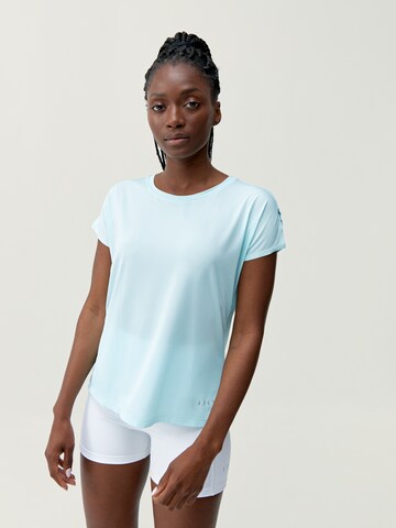 T-shirt fonctionnel 'Aina' Born Living Yoga en bleu : devant