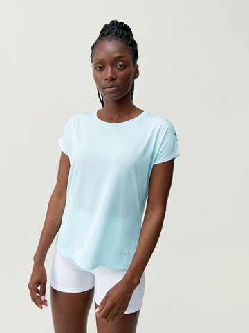 Born Living Yoga Performance Shirt 'Aina' in Blue: front