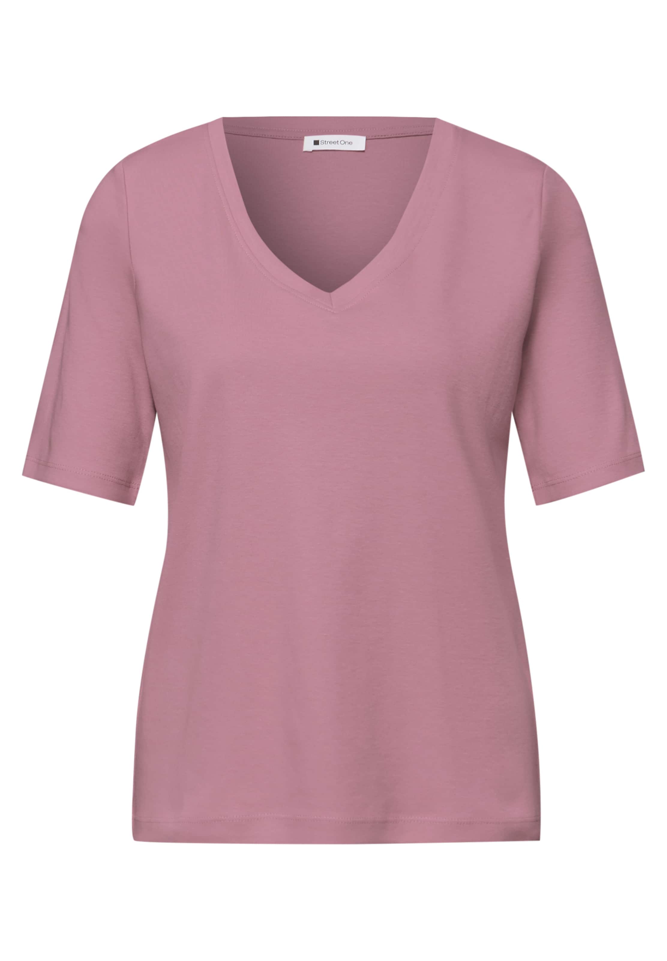 STREET ONE Shirt in Purple: front