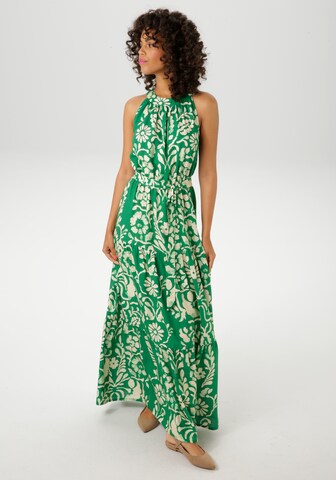 Aniston CASUAL Summer Dress in Green