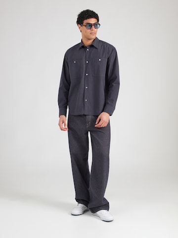 NORSE PROJECTS Comfort fit Koszula 'Falster' w kolorze niebieski