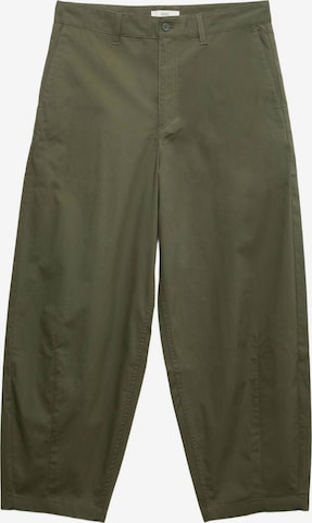 Marks & Spencer Loosefit Broek in Groen: voorkant