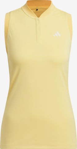 ADIDAS PERFORMANCE Performance Shirt 'Ultimate365 Tour HEAT.RDY' in Yellow: front