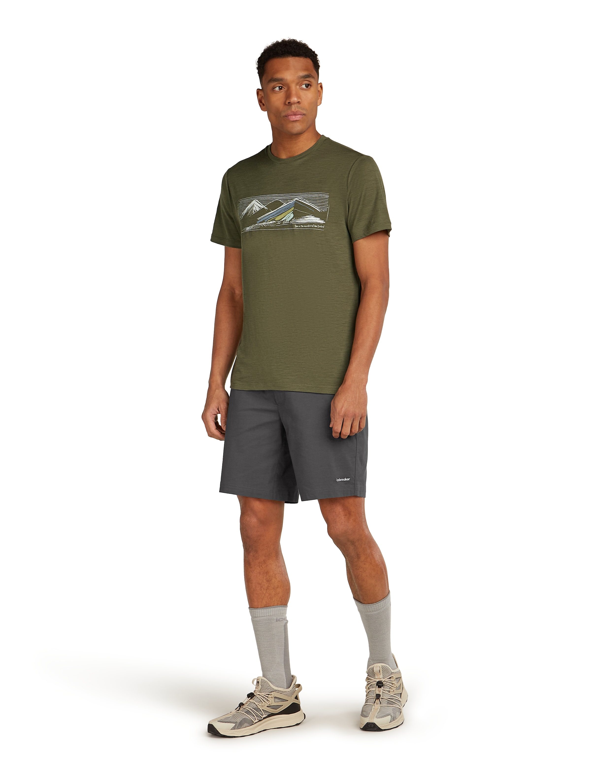 ICEBREAKER Обычный Штаны в Серый