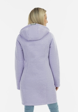 Schmuddelwedda Between-Seasons Coat in Purple