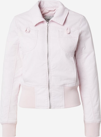 HOLLISTER Prehodna jakna | roza barva: sprednja stran