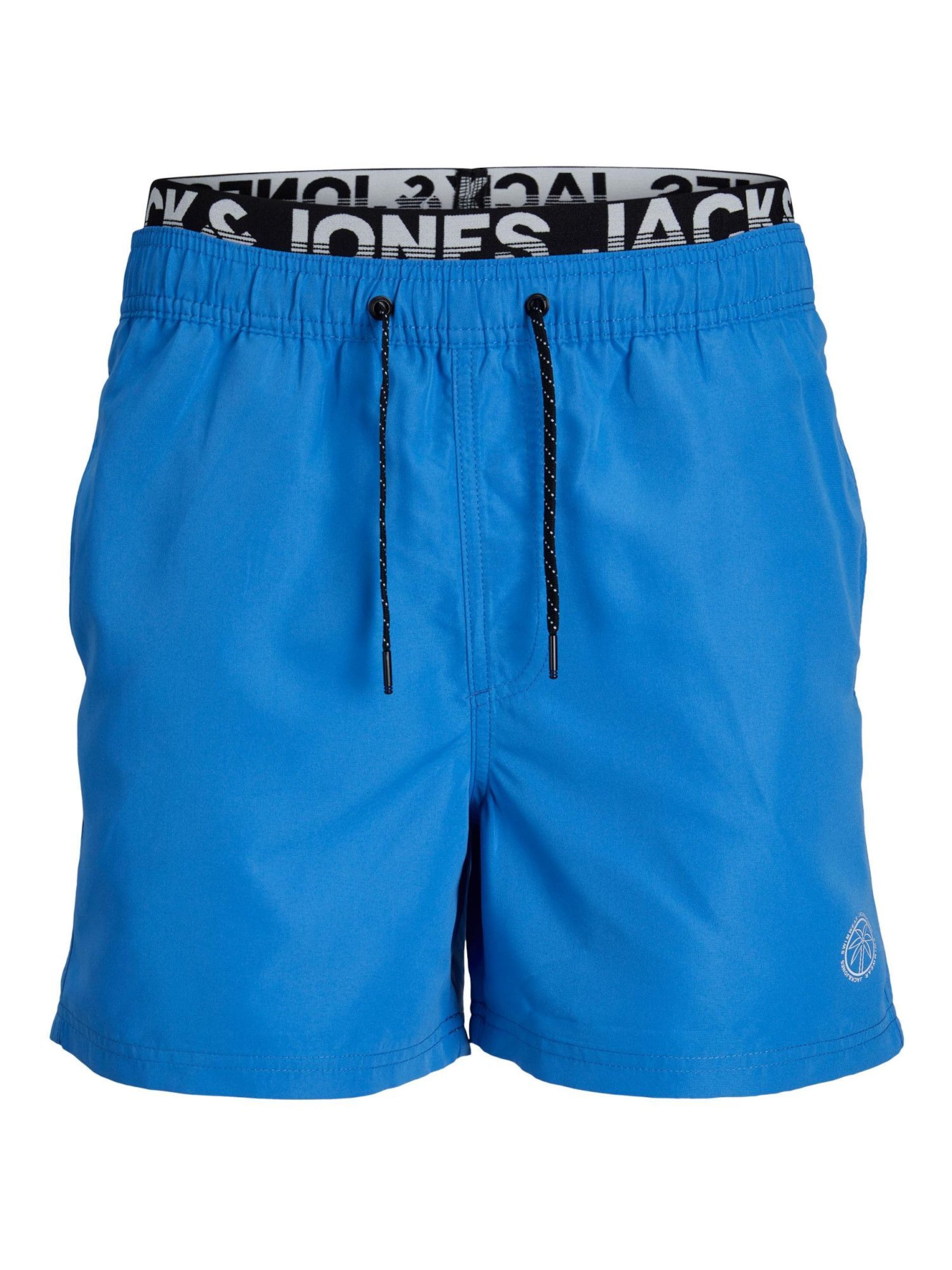 JACK & JONES Swimming shorts 'Fiji' in L in Blue / Grey / Black, Item view