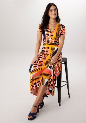 Aniston SELECTED Kleid in Orange