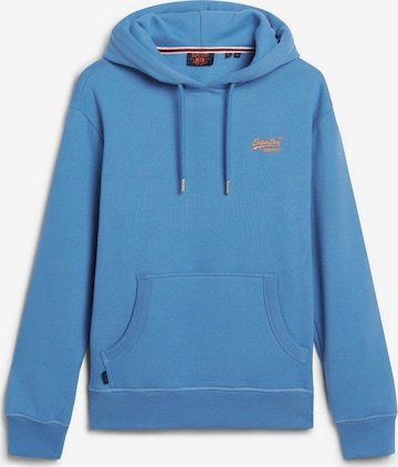 Superdry Sweatshirt 'Essential' in Blauw: voorkant