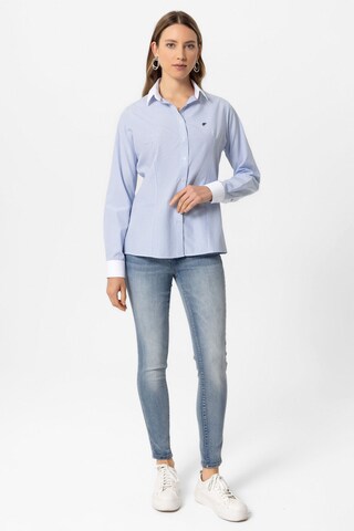 DENIM CULTURE Blouse 'SOFIA' in Blue