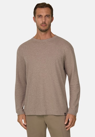 Boggi Milano Shirt in Beige: voorkant