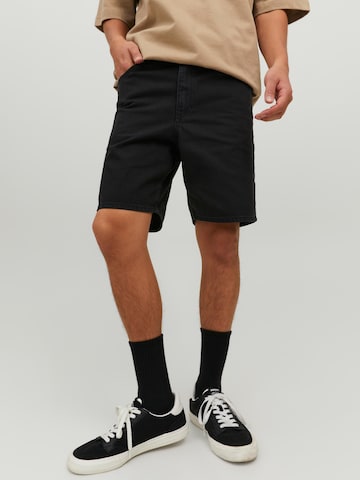 JACK & JONES Regular Jeans 'Chris' in Black: front