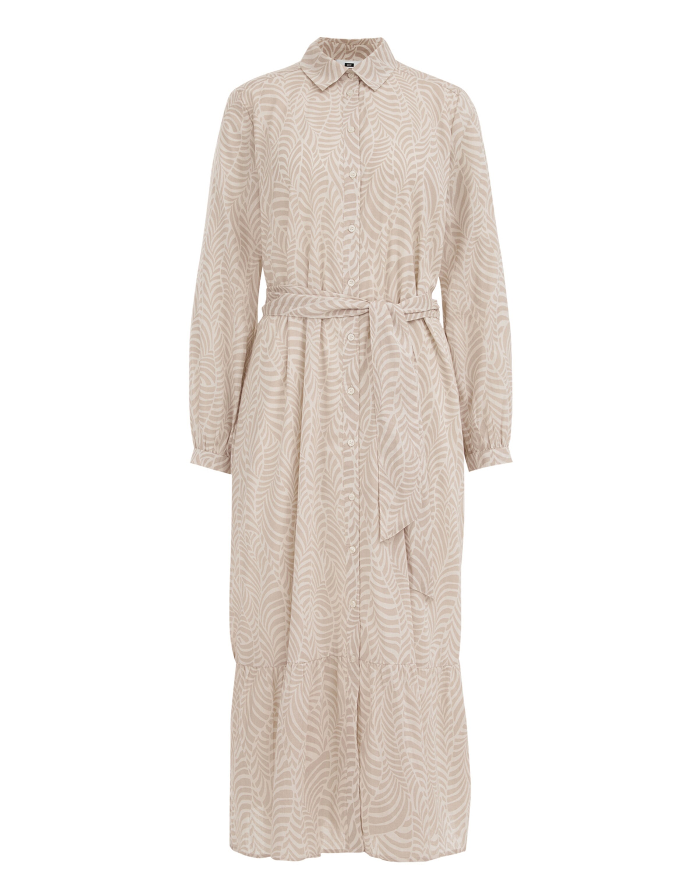 Abito camicia di WE Fashion in beige: frontale