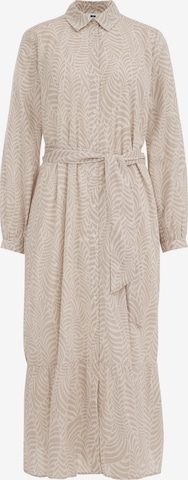 Abito camicia di WE Fashion in beige: frontale