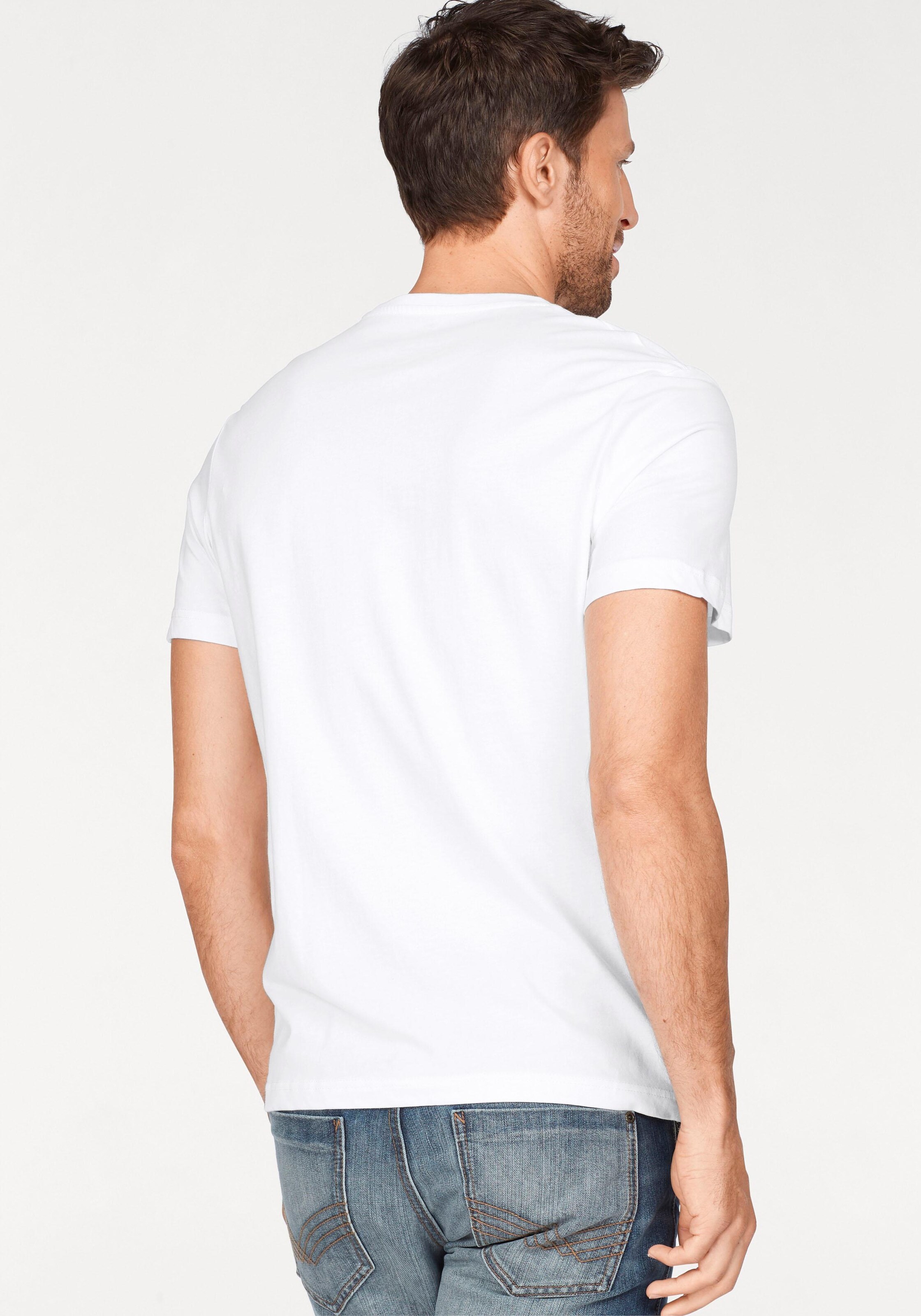 TOM TAILOR T-Shirt in Weiß 