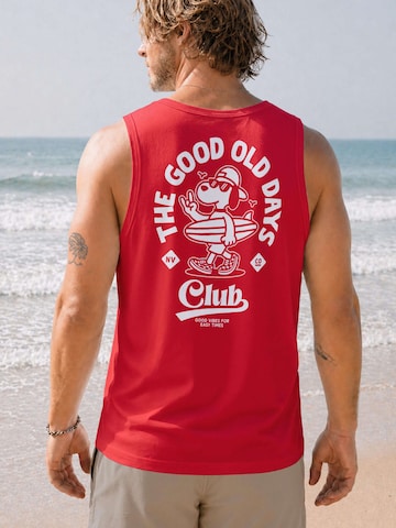 Neverless Shirt 'Good old Days'‌‌‌‌‌‌‌‌‌‌ in Rot