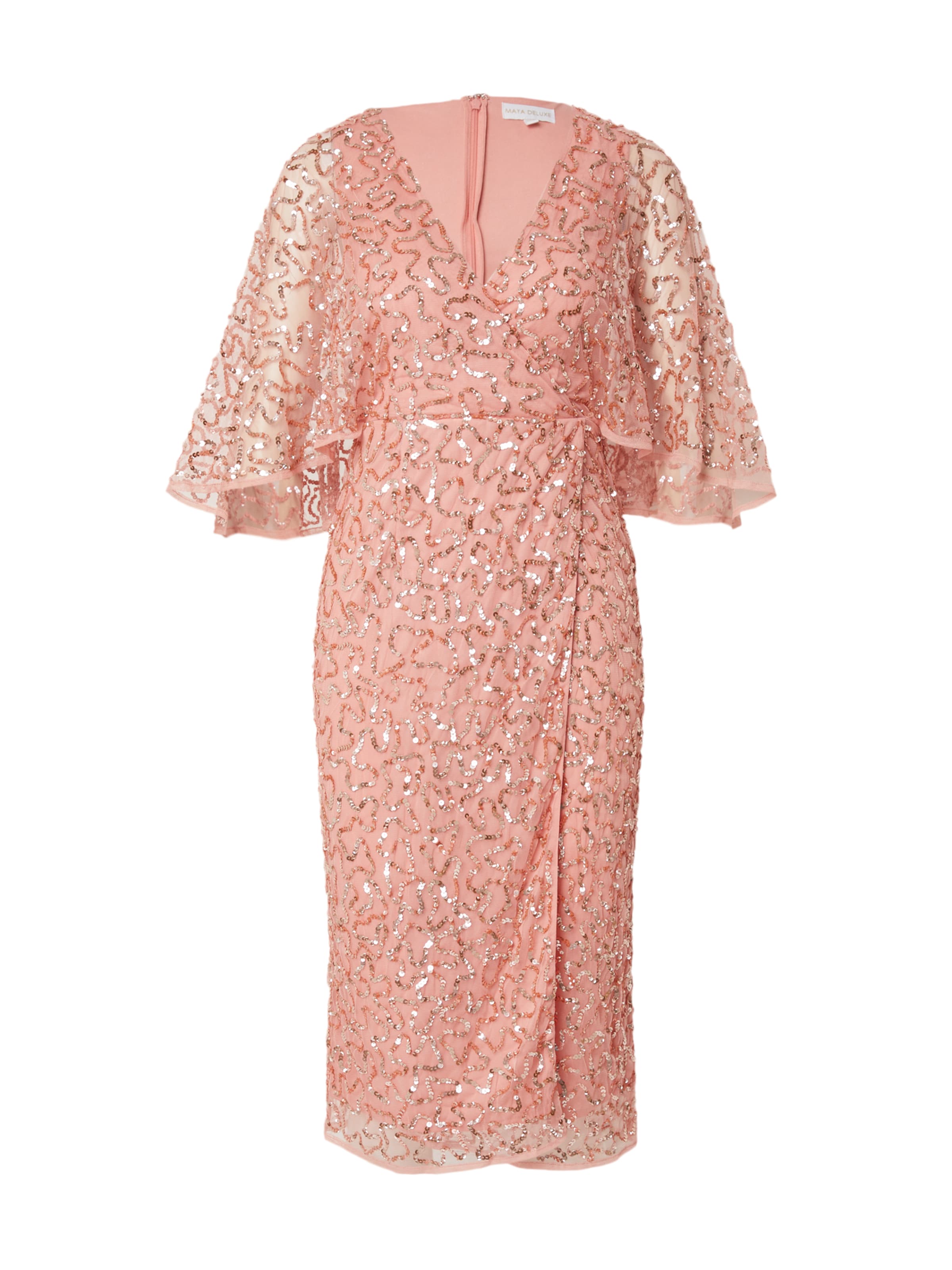 Maya Deluxe Платье в Золотой / Лососевый, Обзор товара