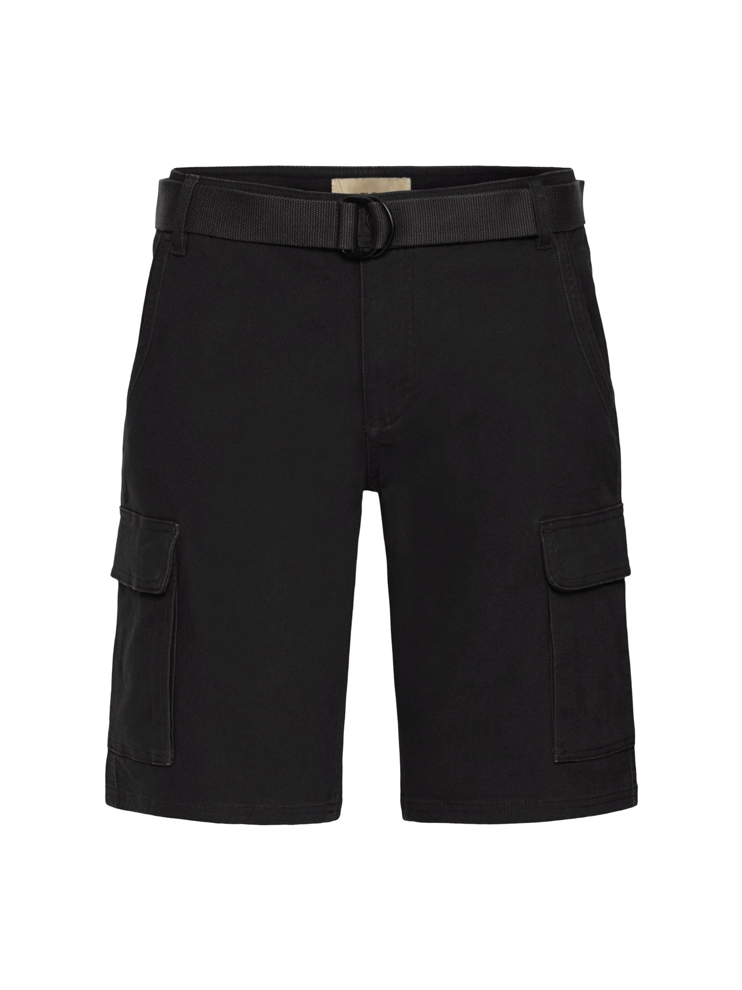 Regular Pantalon cargo 'BHBelos' BLEND en noir : devant