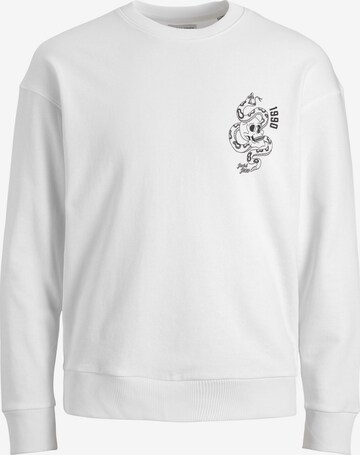 JACK & JONES Sweatshirt 'Ink' in White: front