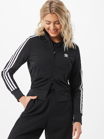 ADIDAS ORIGINALS Sweat jacket 'Firebird' in Black