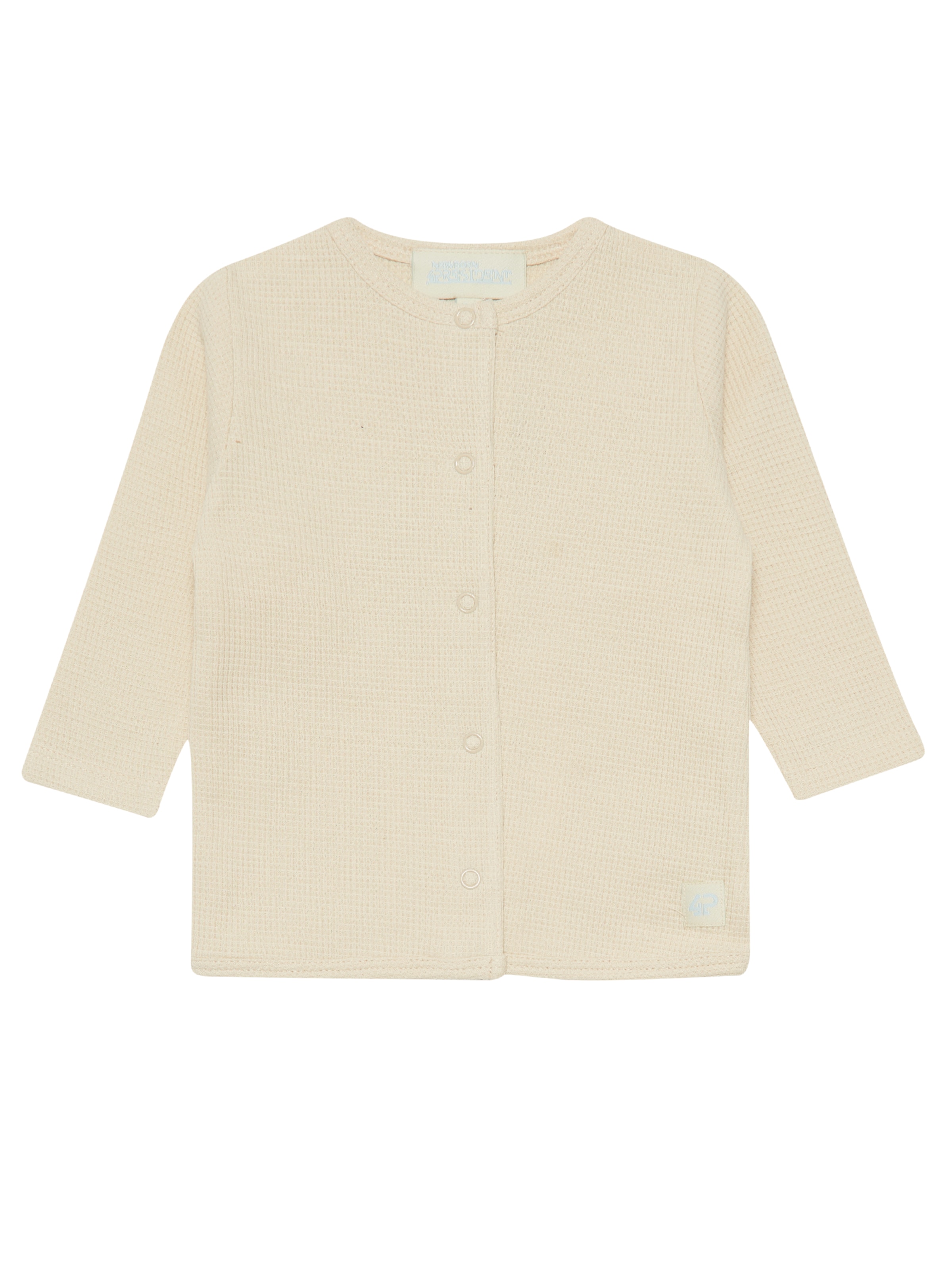 4PRESIDENT Sweatjacke 'Zyon'‌ in Weiß: Vorderseite