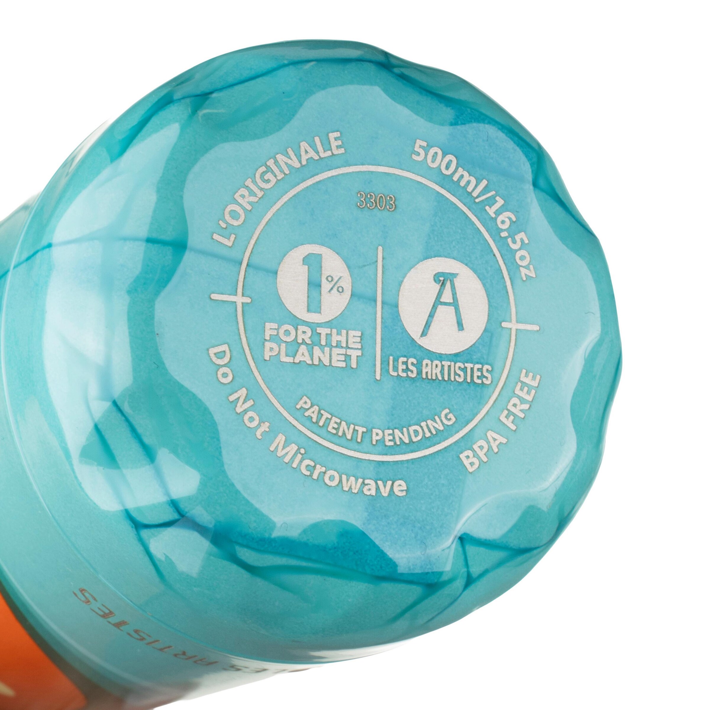 Les Artistes Drinking Bottle in Orange